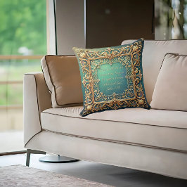 Almofada Quadro Fillagree ao Quadrado Personalizável