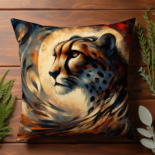 Almofada Quadro Moderno Cheetah Harlem Renascsance
