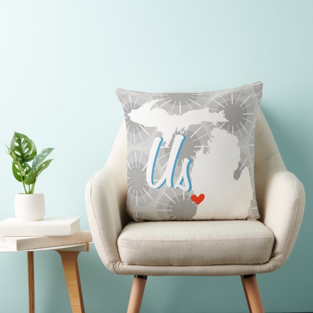 Almofada Qualquer Travesseiro a cores do grupo de estados p (Cadeira)