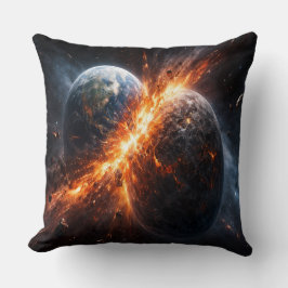Almofada Quando Dois Planetas Colidem