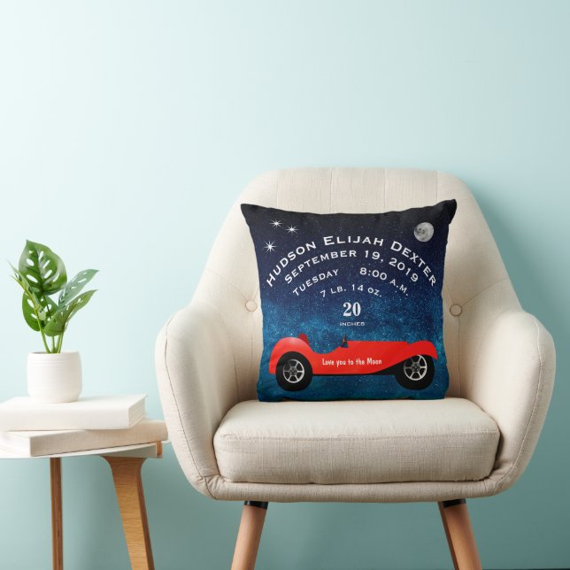 Almofada Quarto de Meninos Carro Clássico Amor Você Até a L (Cadeira)
