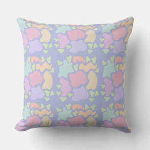 Almofada Quarto Infantil Formas Abstratas Pastel Design de