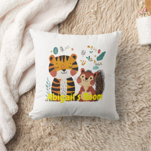 Almofada Quarto Infantil Personalizado com Animais Fofos