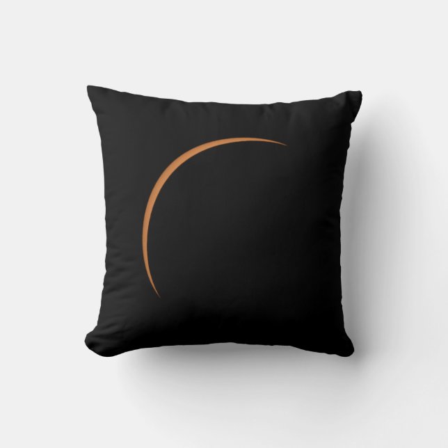 Almofada Quase Máximo de Eclipse Solar Parcial (Frente)