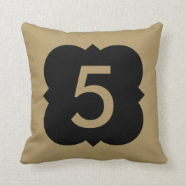 Almofada Quatrefoil: Número 5