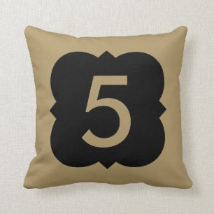 Almofada Quatrefoil: Número 5