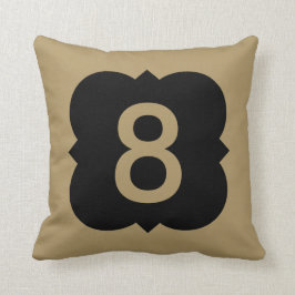 Almofada Quatrefoil: Número 8