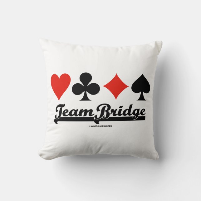 Almofada Quatro conjuntos de placas do Team Bridge (Frente)