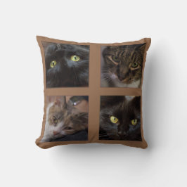 Almofada Quatro gatos por Miriam Kilmer