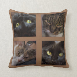 Almofada Quatro gatos por Miriam Kilmer