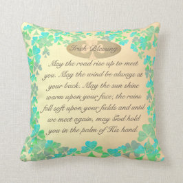 Almofada Que a estrada suba... Benção Irlandesa de Choque