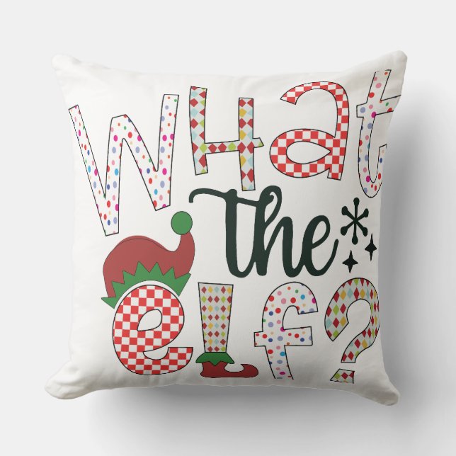 Almofada Que Travesseiro de Elf Women's - Travesseiro de Fé (Frente)