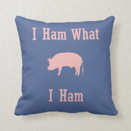 Almofada Que travesseiro decorativo do amante do porco do