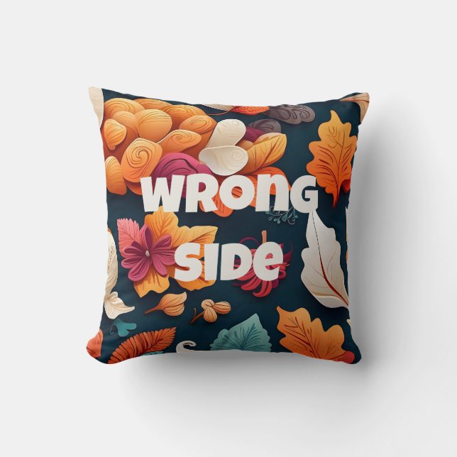 Almofada Queda Decorativa do Lado Errado (Frente)