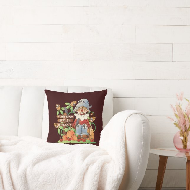 Almofada Queda Espantalho travesseiro decorativo sazonal (Sofá)