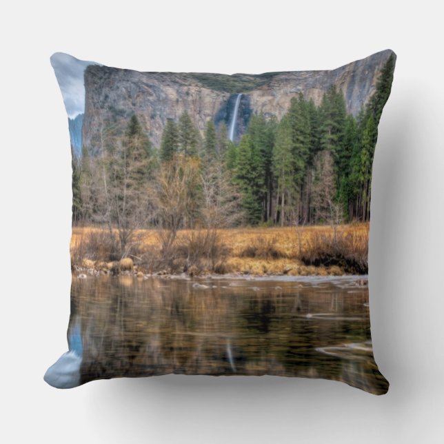 Almofada Quedas cénicos de Yosemite (Frente)