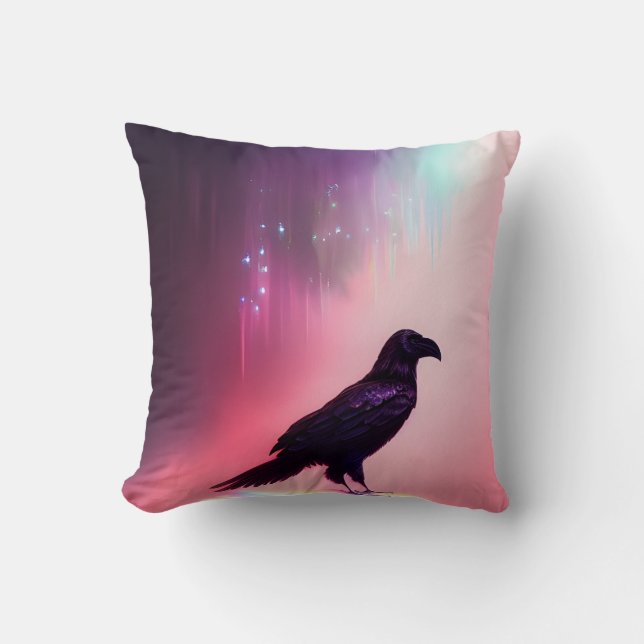 Almofada Quedas Rosa Raven (Frente)