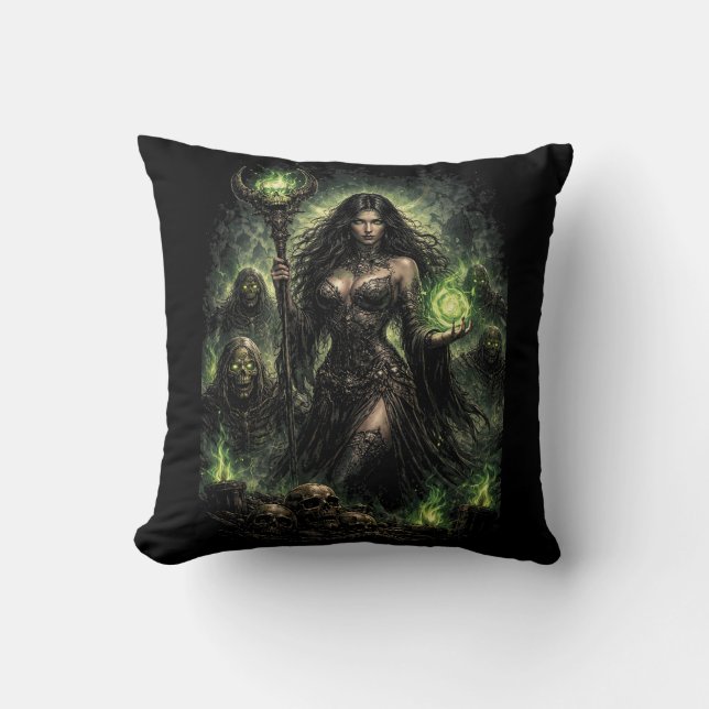 Almofada Queen of the Green Flame (Frente)
