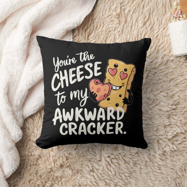 Almofada Queijo para o meu awkward | Namorados engraçado e  (Cobertor)