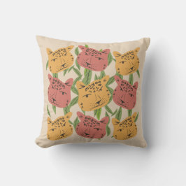 Almofada Queijos Selvagens Plantas Verdes