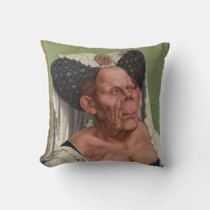 Almofada Quentin Matsys - Uma Mulher Velha Grotesca