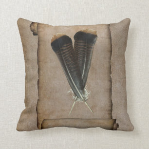 Almofada Quill da pena de Turquia