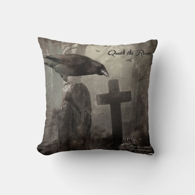 Almofada Quoth the Raven (Frente)