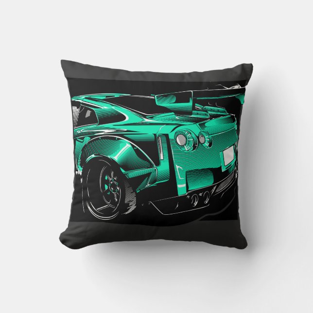 ALMOFADA R35 GTR GREEN BEAST (Frente)