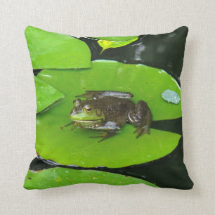 Almofada Rã-gigante em Lilypads