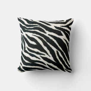 Almofada RAB Rockabilly Zebra Imprime Preto e Branco