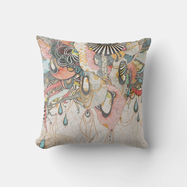 Almofada Rabiscar a Língua da Luz (Frente)