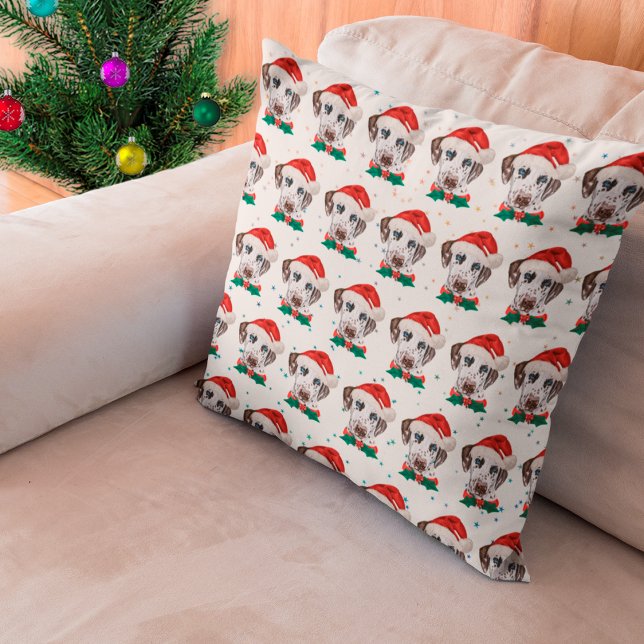Almofada Raça de Cão Dalmata Natal (Criador carregado)