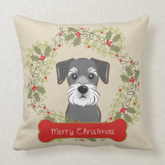 Almofada Raça do cão do Feliz Natal
