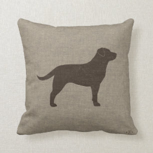 Almofada Ração de Cão de Chocolate Labrador Retriever
