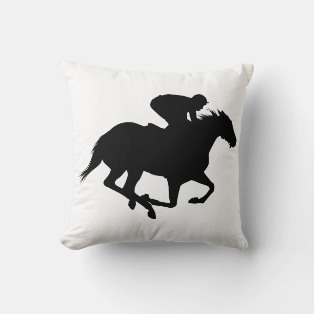 Almofada Race Horse Silhouette (Frente)