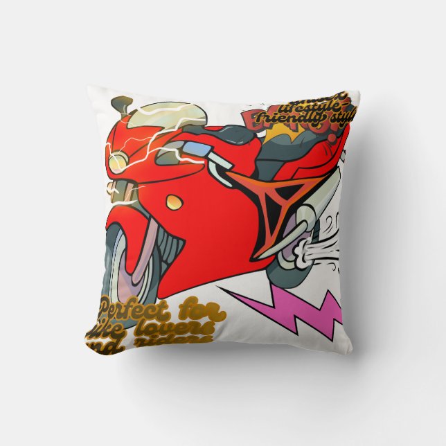 Almofada  Racing Bike Art Speed (Frente)