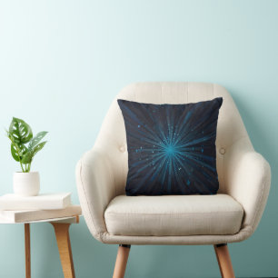 Almofada Radiação cósmica Blue Starburst