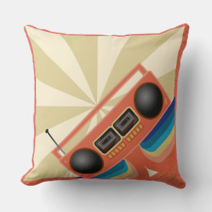 Almofada Rádio de Caixa de Diálogo Retro Rad