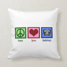Almofada Radiologia do Amor pela Paz