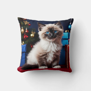 Almofada Ragdoll Kitten Natal Presente