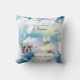 Almofada Rainbow Bridge Pet Dog Memorial