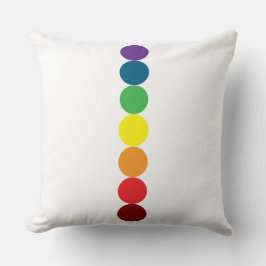 Almofada Rainbow Chakra Energy Cushion Cover Throw Pillow