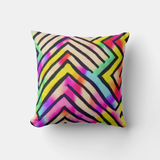 Almofada Rainbow Chevron (Frente)