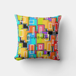 Almofada Rainbow Deco Home Living Abstrato