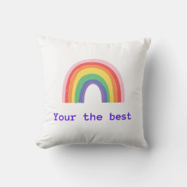 Almofada Rainbow Dreams Decorative Pillow – Pastel Stripes 