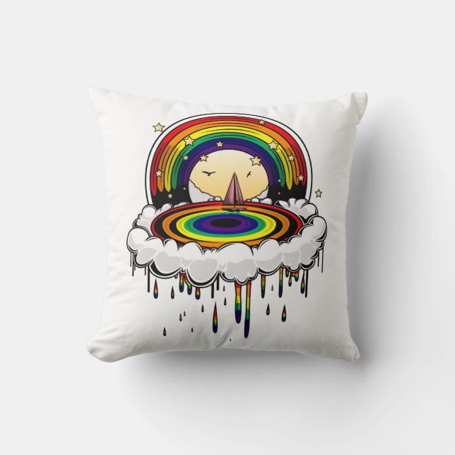Almofada Rainbow Rain (Frente)