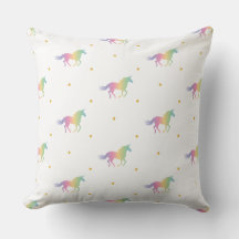 Rainbow Unicorns e Dourado padrão de estrelas