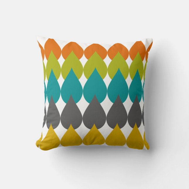 Almofada Raindrops2 retro (Frente)