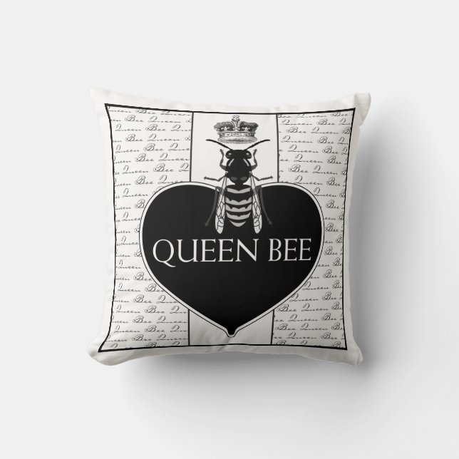 Almofada Rainha Bee Travesseiro decorativo (Frente)