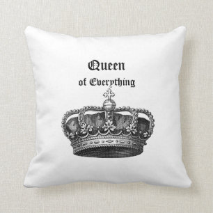 Almofada Rainha de tudo travesseiro decorativo 20" da coroa